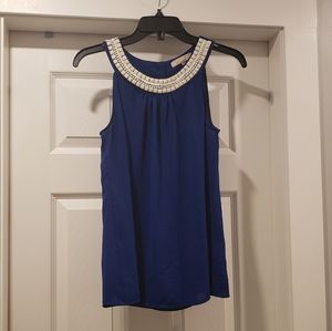 Banana Republic Top with Beaded Neckline